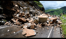 Huaicos en Perú: deslizamiento de rocas bloquea la autopista Chiclayo-Chota [VIDEO]