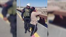 Mujer intentó lanzarse desde puente Chilina debido a problemas amorosos y familiares 