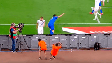 Eurocopa 2020: jugador italiano se frustra y lanza terrible balonazo a niño recogepelotas
