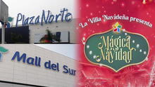 Mall del Sur y Plaza Norte presentan la Villa Navideña Mágica: ¿cómo visitarla?