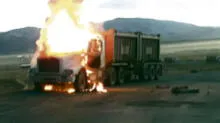 Cusco: Se agravan protestas en Espinar con choques con Policías y quema de camión [VIDEOS]