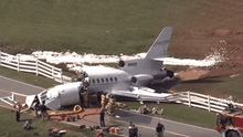Avioneta se parte en dos tras fatal aterrizaje y deja dos muertos