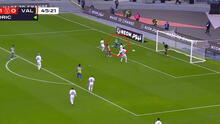 ¡Rápida reacción! Samuel Lino anotó el empate del Valencia en el inicio del segundo tiempo