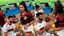 La mejor postal de las semifinales de la Libertadores: hincha del Flamengo le pide matrimonio a su novia [VIDEO]