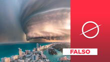 Es falso que video de supuesto huracán sea de la tormenta Dorian en Florida