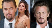 Leonardo DiCaprio protagoniza candentes besos con su novia ante Sean Penn