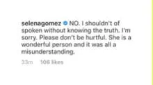 Selena Gomez defiende a Bella Hadid de las críticas de sus fanáticos  
