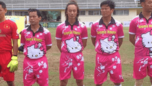 Facebook Viral: Equipo de fútbol utilizó uniforme de Hello Kitty 