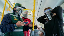 Arequipa: pasajeros sin protector facial serán retirados del transporte