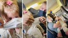 Familia es expulsada de avión en EE. UU. porque su menor hija no quiso usar mascarilla