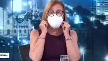 Mónica Delta anuncia que hará sus entrevistas en Punto Final con mascarilla