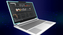 CES 2021: presentan laptop con tres cámaras web y aro de luz integrado