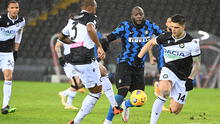 Inter de Milan igualó 0-0 ante Udinese por la fecha 19 de la Serie A