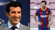 Figo, irónico por el contrato de Messi: “Sus asesores merecen una estatua”