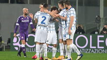 Inter de Milán tomó la punta de la Serie A tras vencer 2-0 a la Fiorentina