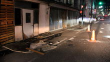 Terremoto en Japón: fuertes imágenes tras el sismo en la costa de Fukushima