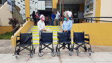 Trujillo: donan sillas de ruedas para pacientes oncológicos