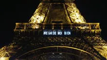 “Mírame bien cuando digo ‘No’”: Torre Eiffel conmemora el Día de la Mujer