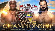 WWE: Drew McIntyre enfrentará a Bobby Lashley en WrestleMania 37