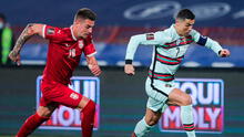 Con gol anulado a Ronaldo, Portugal empató 2-2 con Serbia por Eliminatorias