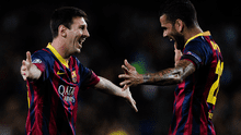 La peculiar felicitación de Dani Alves a Messi: “Si me superan, que sea alguien mejor” 