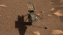 NASA: el helicóptero Ingenuity toma su primera foto a color en Marte