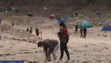 Invasión en Morro Solar: cientos siguen llegando y marcan terrenos con tizas