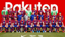 Barcelona: foto oficial de plantilla causa risas por Photoshop de Coutinho