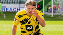Erling Haaland marcó doblete en la victoria del Dortmund por Bundesliga