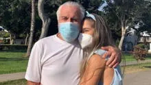 Vanessa Jerí se reencuentra con su padre luego de que lo vacunaran contra la COVID-19