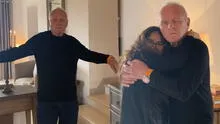 Anthony Hopkins celebra su Oscar junto a Salma Hayek con divertido baile