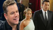 Matt Damon sobre encuentro de Ben Affleck y Jennifer Lopez: Los amo a ambos
