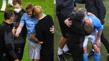 Manchester City vs. Chelsea: Pep Guardiola consoló a Kevin De Bruyne