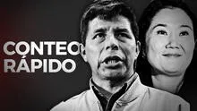 Conteo rápido: empate técnico de Castillo (50.2%) y Fujimori (49.8%), según Ipsos Perú/ América TV