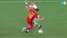Portugal vs. Bélgica: Pepe le metió un codazo a Thorgan Hazard en los octavos de la Eurocopa