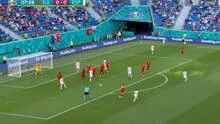España vs. Suiza: Zakaria desvía un disparo de Jordi Alba y genera el 1-0 en el duelo por Eurocopa