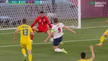 Inglaterra vs. Ucrania: Harry Kane anota el 1-0 del partido de la Eurocopa