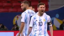 La euforia de Messi luego del penal fallado de Yerry Mina: “¡Bailá, ahora!”