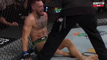 Conor McGregor sufrió una rotura de su tobillo y perdió la pelea ante Dustin Porier