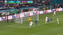 Inglaterra vs. Italia: Shaw madrugó a la ‘Azzurra’ y puso el 1-0 tras potente zurdazo