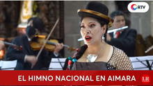 Bicentenario: Interpretan en estreno versión del himno nacional en aimara 