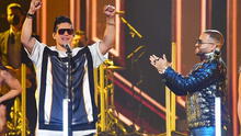 Chino y Nacho volvieron a cantar a dúo durante la gala de los Premios Juventud 2021
