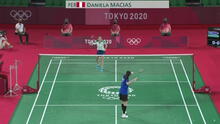 Tokio 2020: Daniela Macías cayó 21-4 y 21-9 en su debut ante tailandesa Busanan Ongbamrungphan