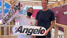 Tokio 2020: Angelo Caro comparte skatepark con Tony Hawk y posan juntos para fotografía