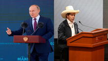 Vladímir Putin felicita a Pedro Castillo por su victoria en las elecciones