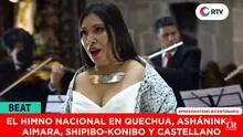 Bicentenario: Gladis Huamán interpretó himno patrio en lenguas originarias