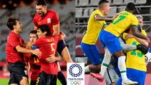 ¿Qué canales pasarán España vs. Brasil EN VIVO por la final del fútbol de Tokio 2021?