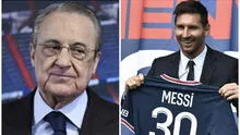 Florentino Pérez negó tener influencia en la no renovación de Messi con el Barcelona