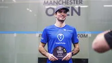 Diego Elías se proclamó campeón del Abierto de Manchester de Squash 2021