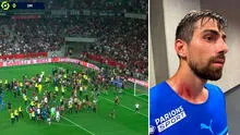 Así quedaron los jugadores del Marsella que fueron atacados por ultras del Niza